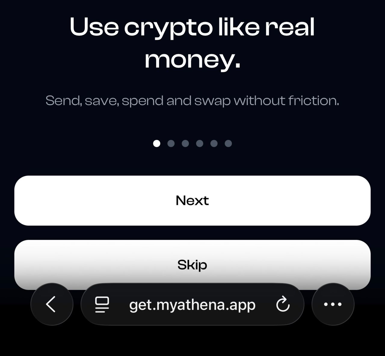 Tap the Share button